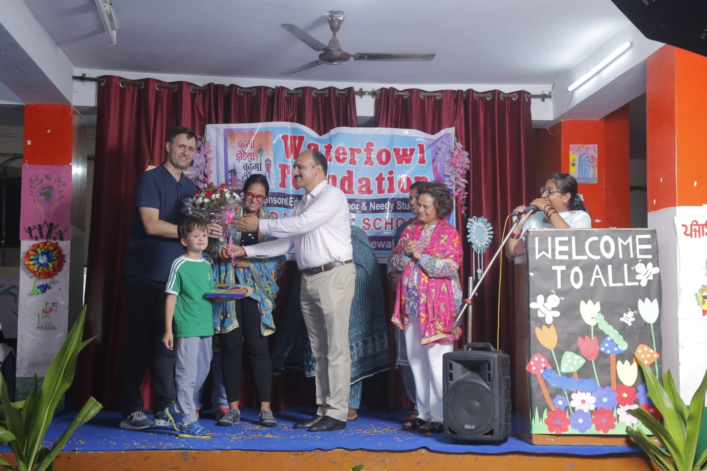 Students were honoured by Waterfawl Org. in S.D.P 